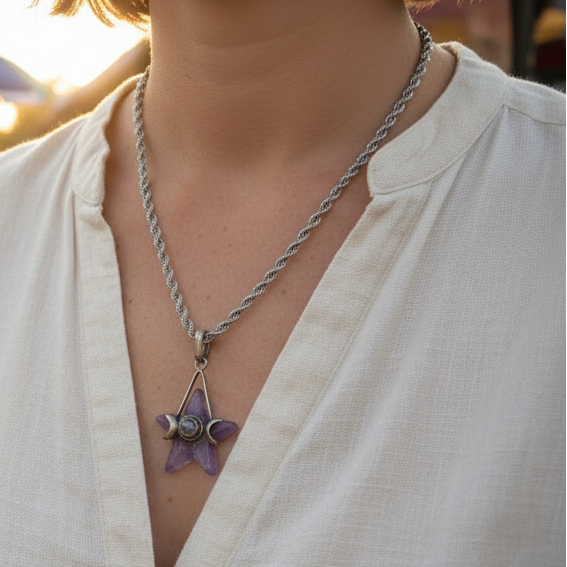 Amethyst Goddess Star