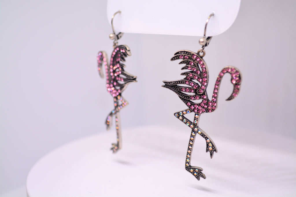 Just Neat Stuff Flamingo Fashion Earrings — lifestyle context