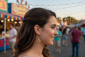 Just Neat Stuff Gold Ornate Drop Earrings — main product shot
