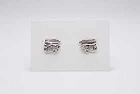 Just Neat Stuff Mystical Eye of Horus Silver Stud Earrings