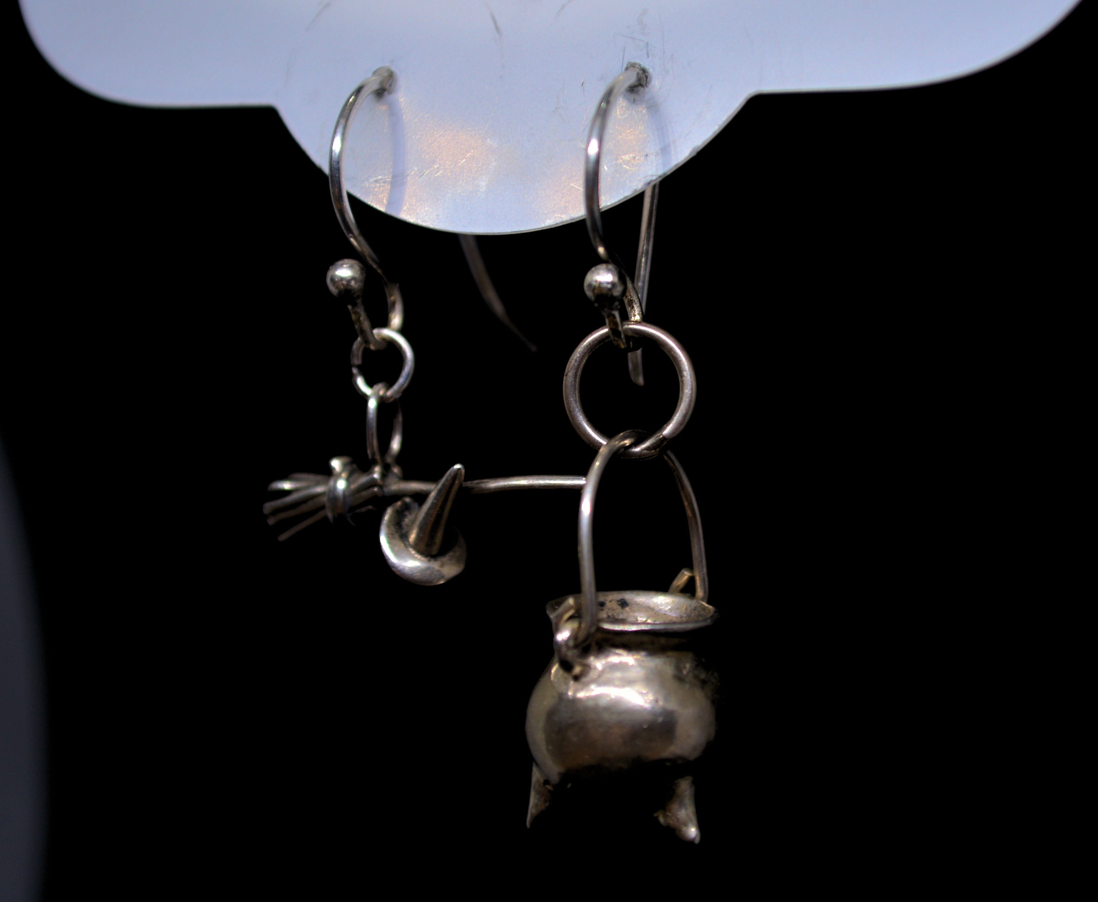 Just Neat Stuff Witches Tools Earrings — main product shot