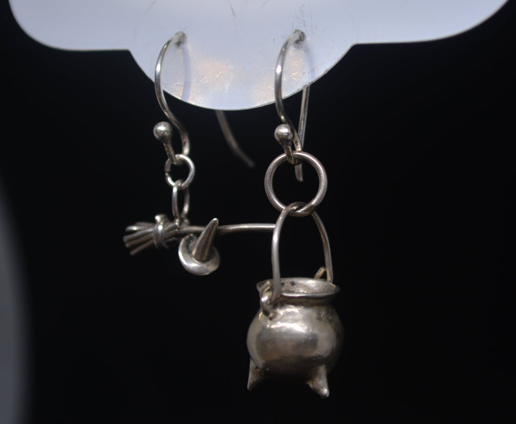 Just Neat Stuff Witches Tools Earrings — lifestyle context