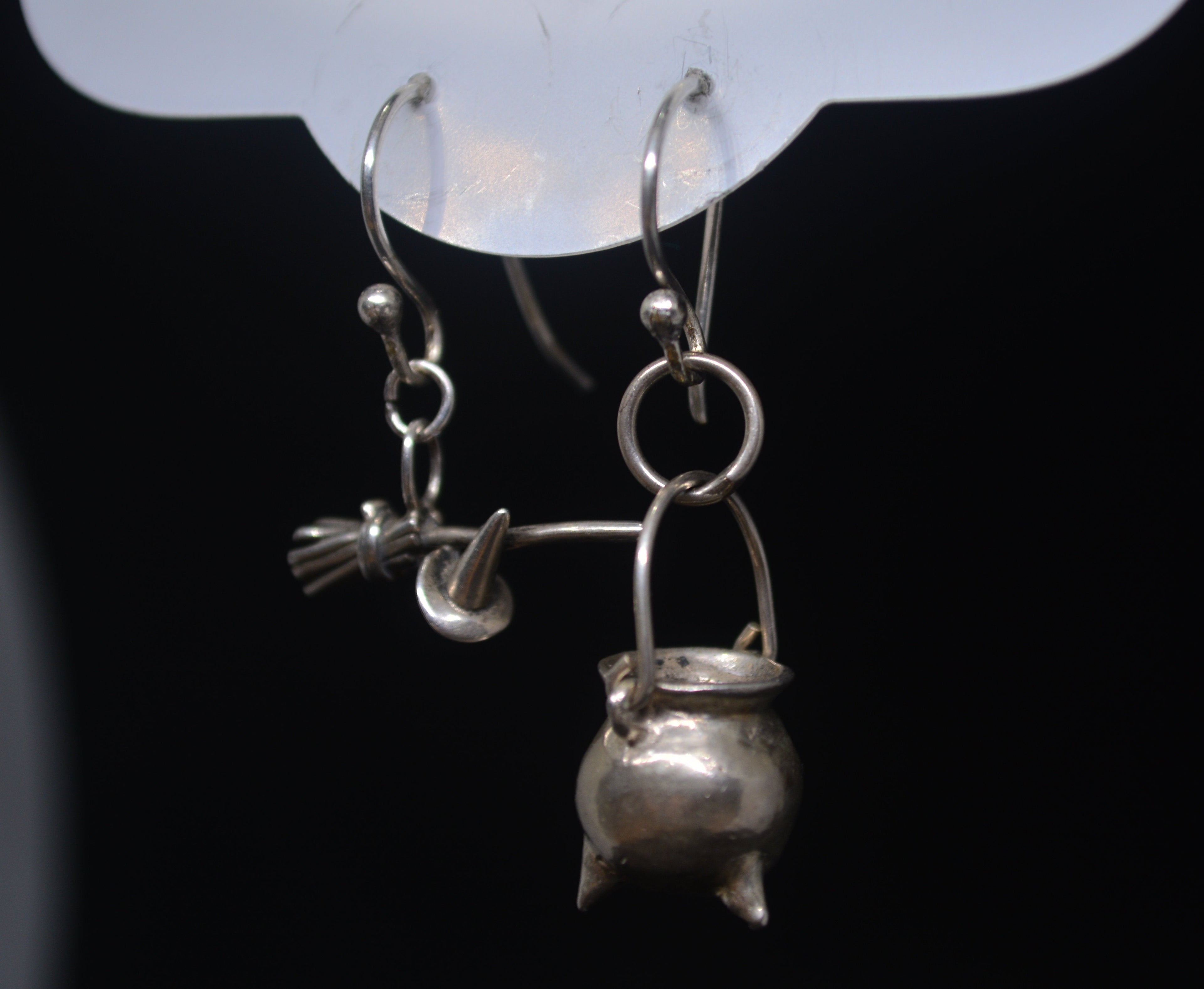 Just Neat Stuff Witches Tools Earrings — lifestyle context