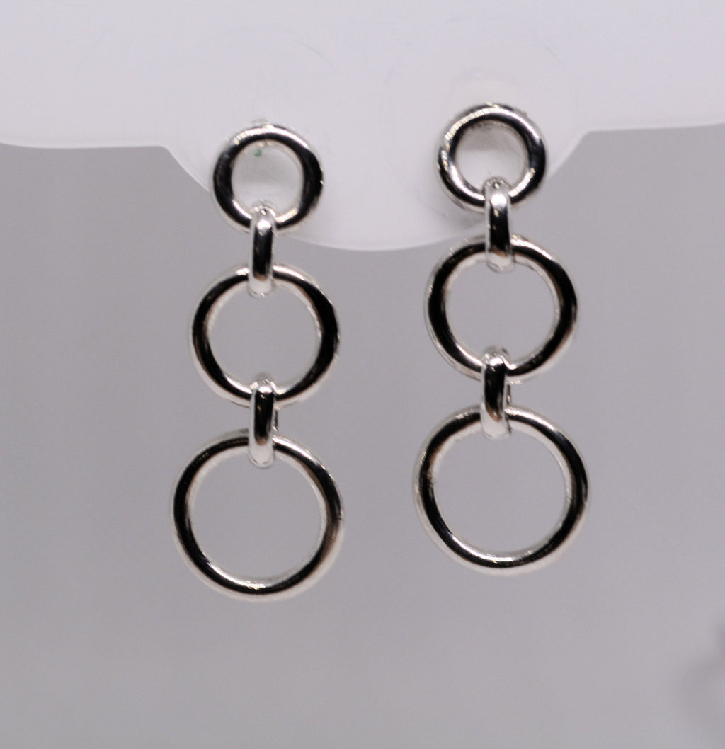 Just Neat Stuff Circles Stud Earrings — lifestyle context