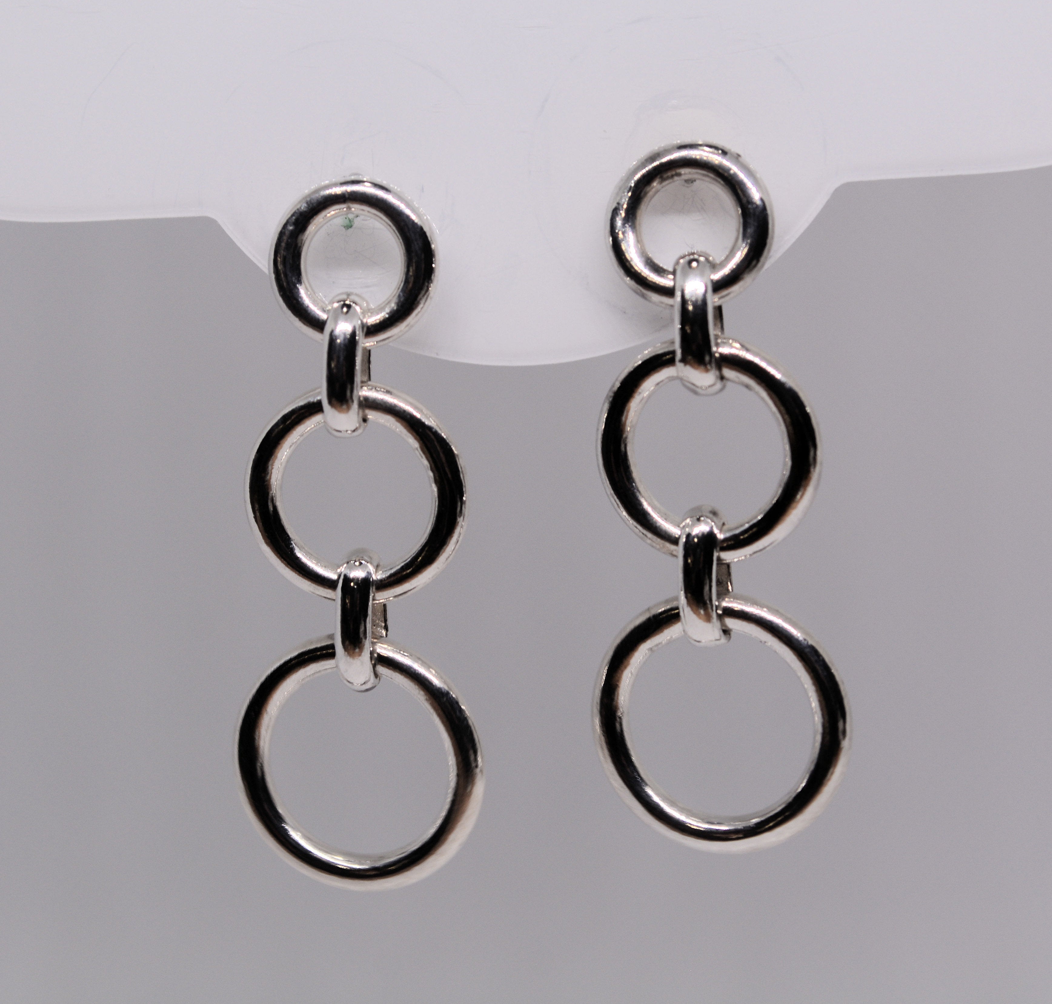 Just Neat Stuff Circles Stud Earrings — side view
