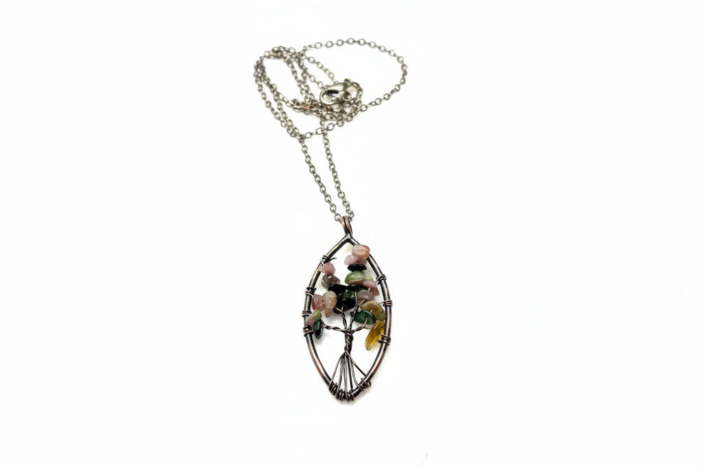 Just Neat Stuff Gemstones Tree of Life — detail close-up