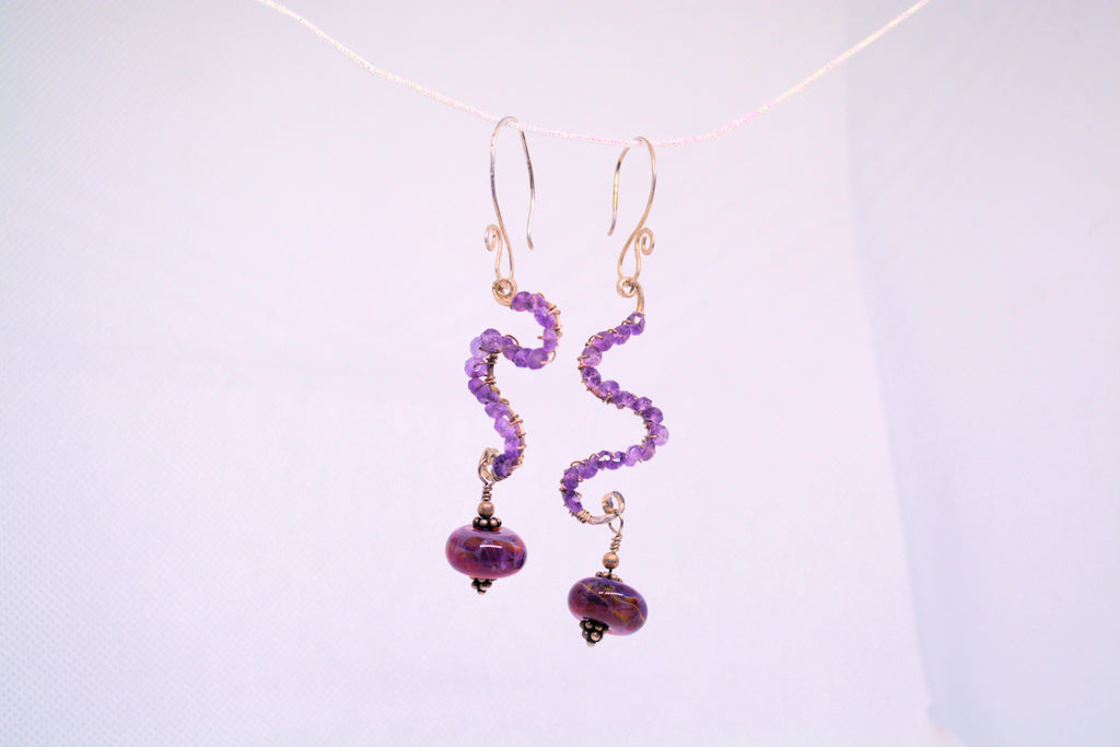 Just Neat Stuff Purple Whimsy — detail close-up