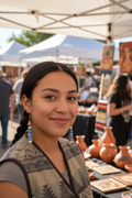 Just Neat Stuff Pottery Dangle Earrings — main product shot