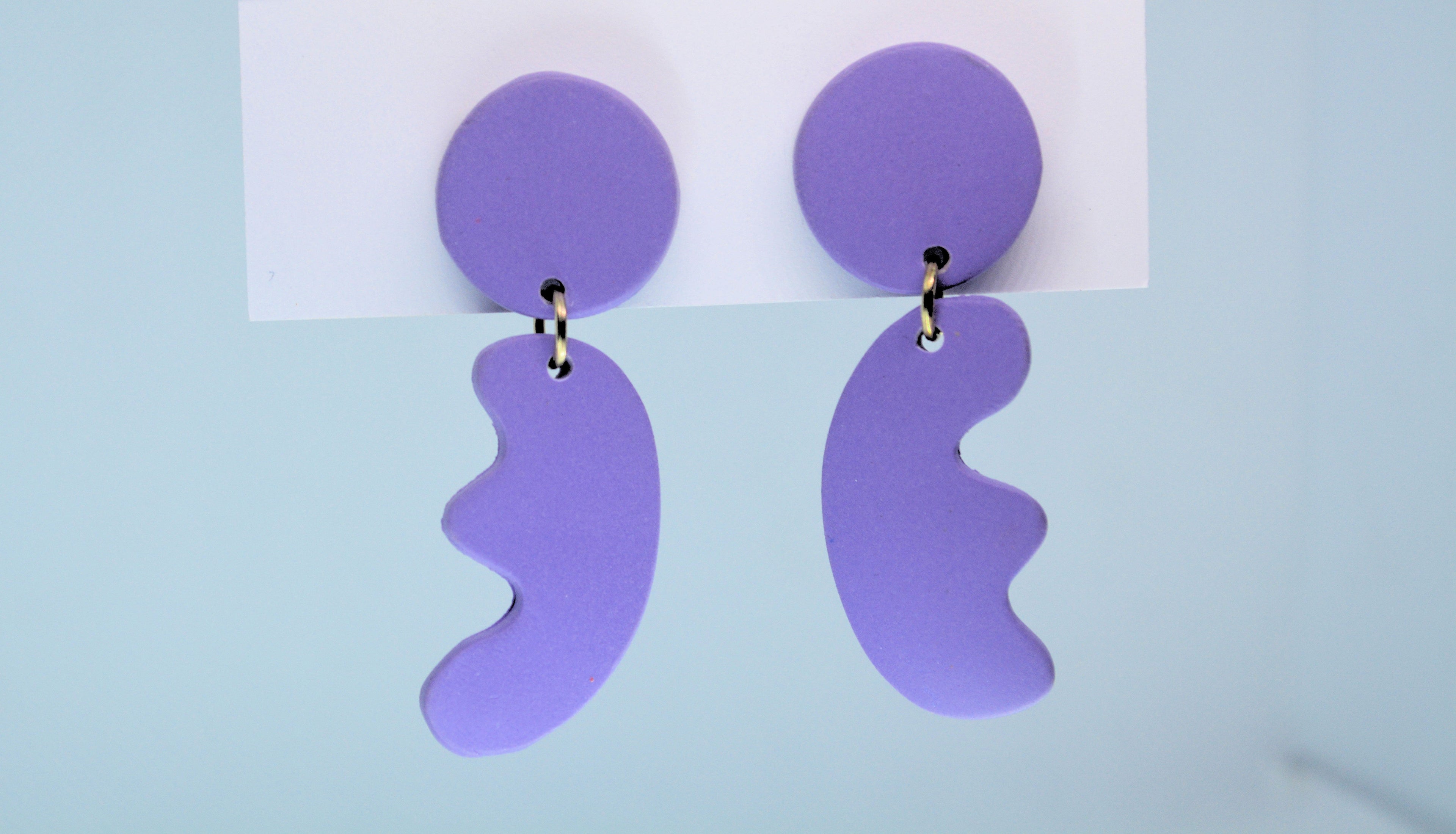 Just Neat Stuff Purple  geometric — back view