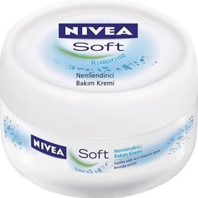 Nivea Soft Moisturizing Cream - 6.76 fl oz - Vitamin E & Jojoba Oil for Daily Skin Hydration, Face & Body - Dermatologically Tested