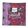 Rubin Licht Scented Candles - Winter Fruits Fragrance, 18-Piece Set for Cozy Home Decor