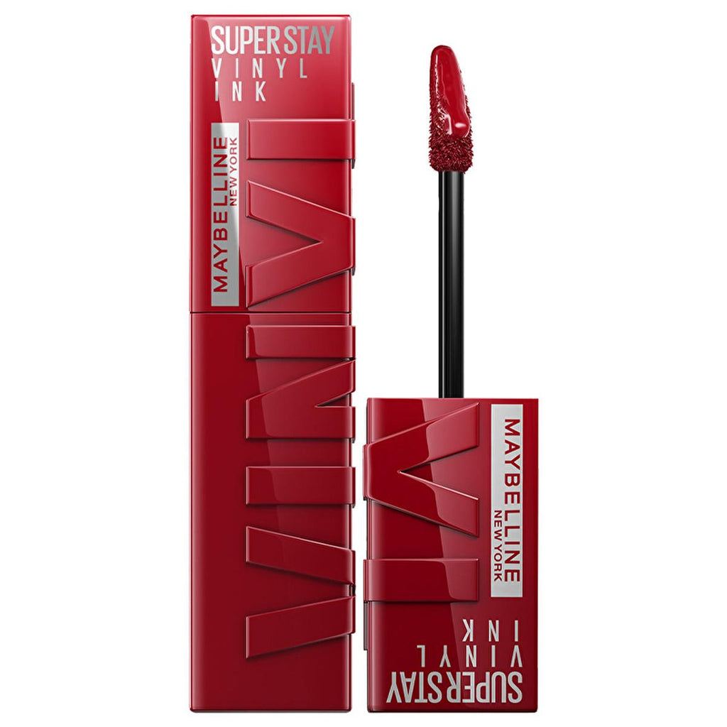 Maybelline New York Super Stay Vinyl Ink Liquid Lipstick - Long-Lasting, Smudge-Proof, High-Gloss Lip Color