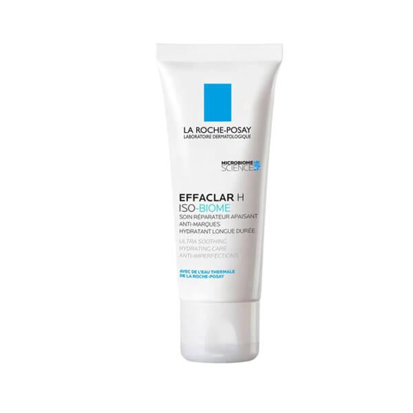 La Roche Posay Effaclar H IsoBiome Moisturizing Cream for Acne-Prone Skin - Hydrating, Soothing, 1.35 fl oz