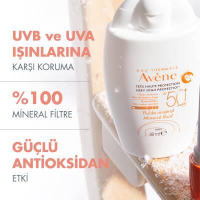 Avene Mineral Sunscreen Cream SPF50+ - Hypoallergenic & Water-Resistant Sun Protection for Sensitive Skin