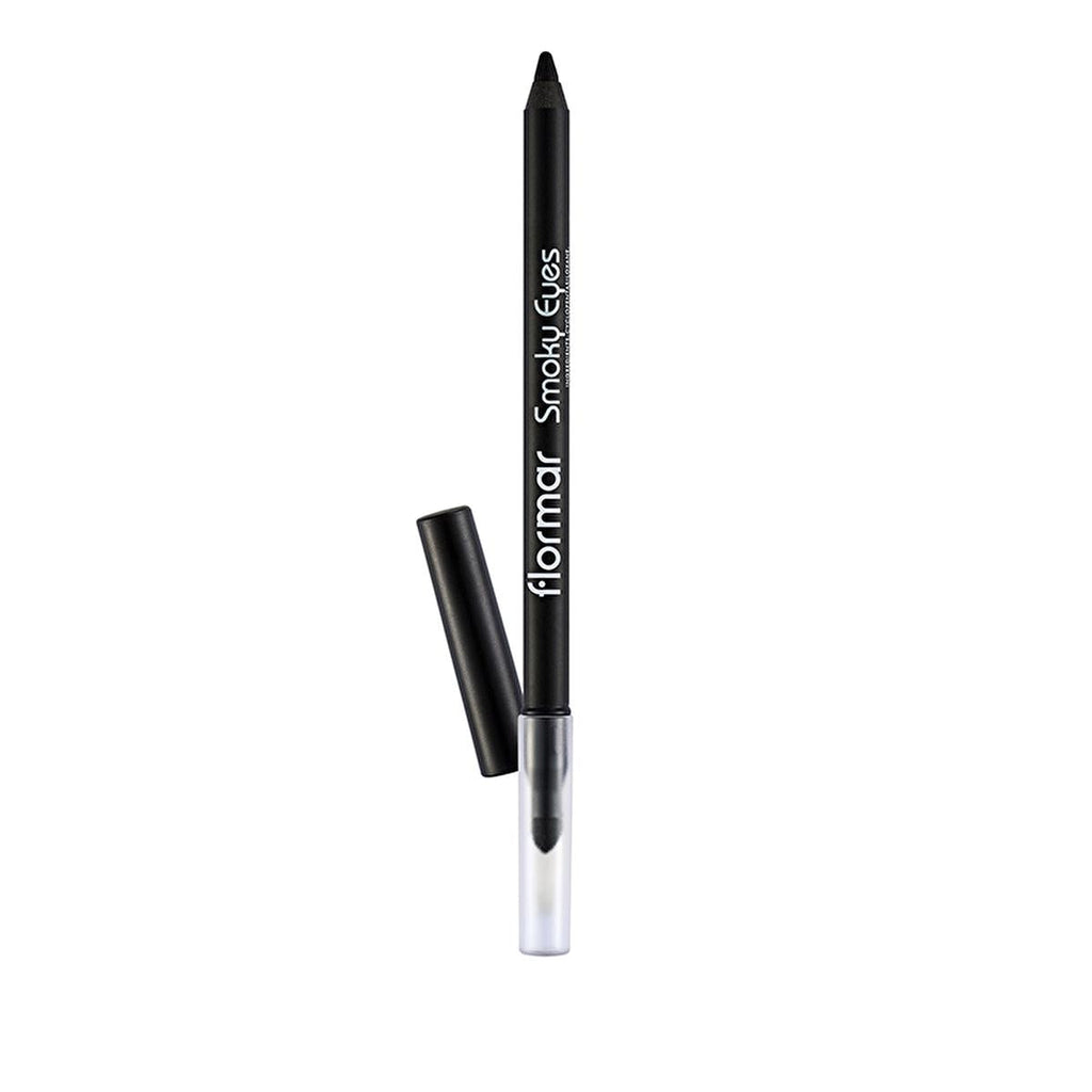 Flormar Smoky Eyes Carbon Black Waterproof Eyeliner - Rich Pigmentation for Stunning Eye Makeup | Ideal for Women and Teenagers