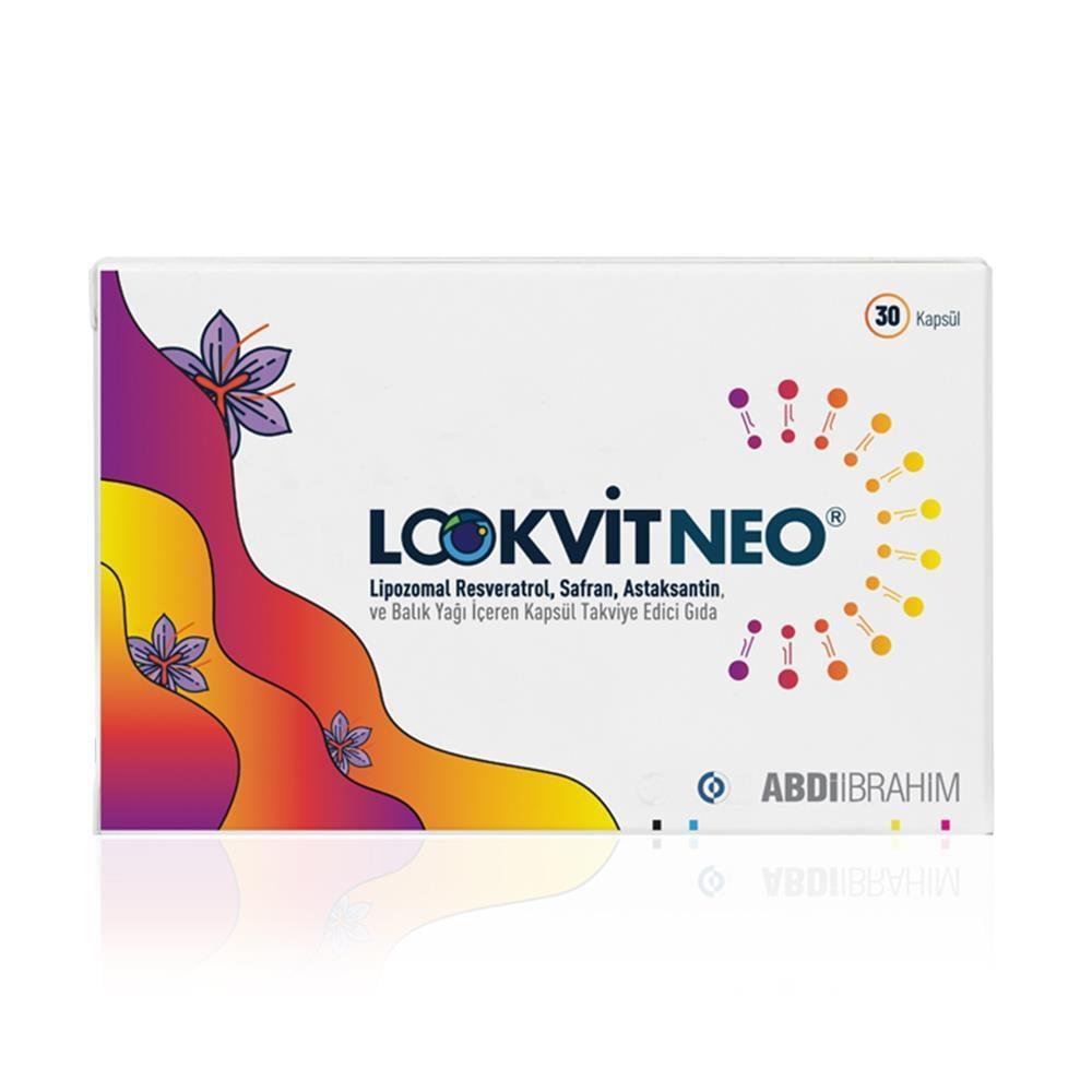 Lookvitneo Dietary Supplement with Resveratrol, Saffron, Astaxanthin & Fish Oil - 30 Capsules