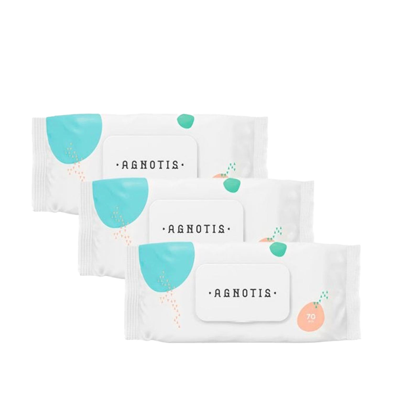 Agnotis Baby Wipes 3x70 Count