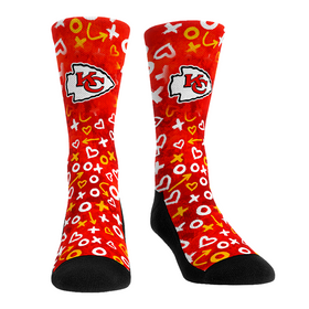 Rock 'Em Socks Kansas City Chiefs - Valentine's Day Hearts