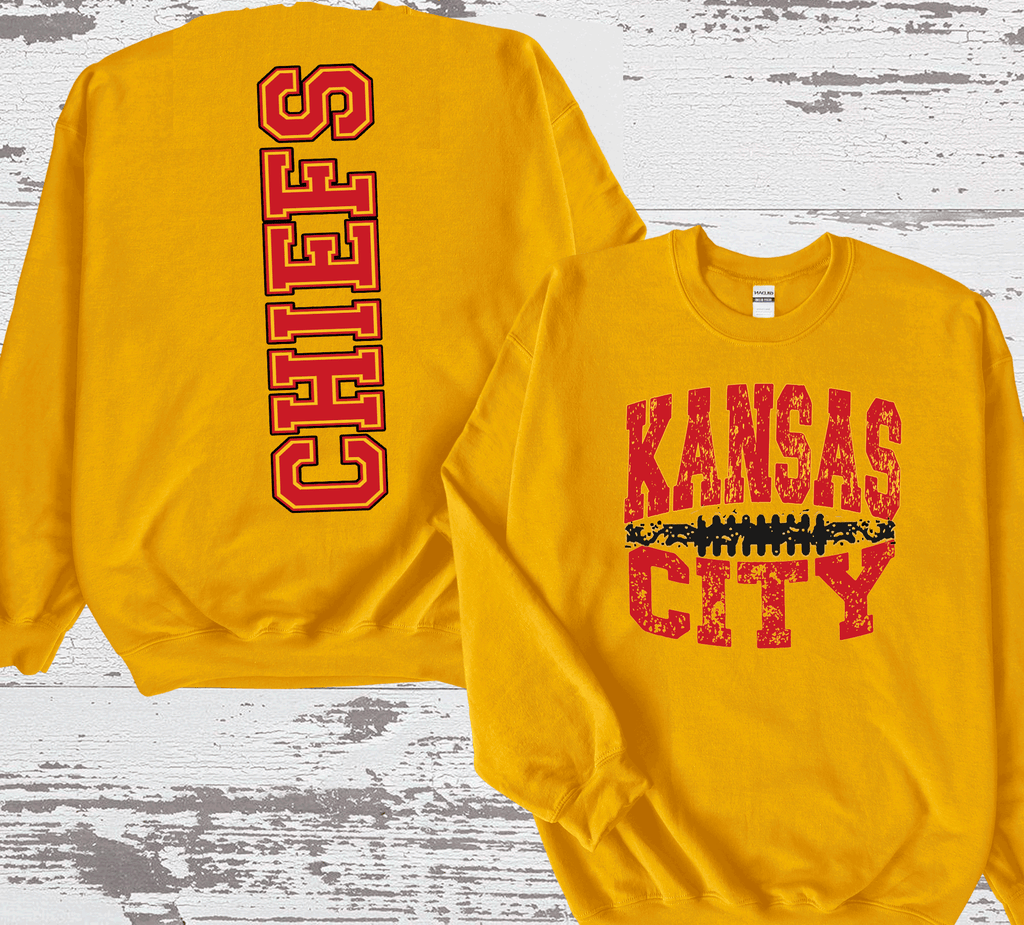 A Blessed Texas Mess Boutique Chiefs Kingdom, Vintage Kansas City Football Sweatshirt, T-shirt And Hoodie,… — lifestyle worn / used context