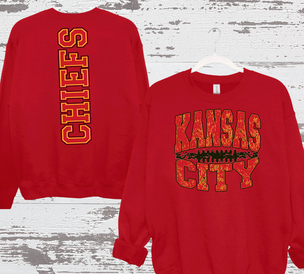 A Blessed Texas Mess Boutique Chiefs Kingdom, Vintage Kansas City Football Sweatshirt, T-shirt And Hoodie,… — dtf / graphic shirts category context