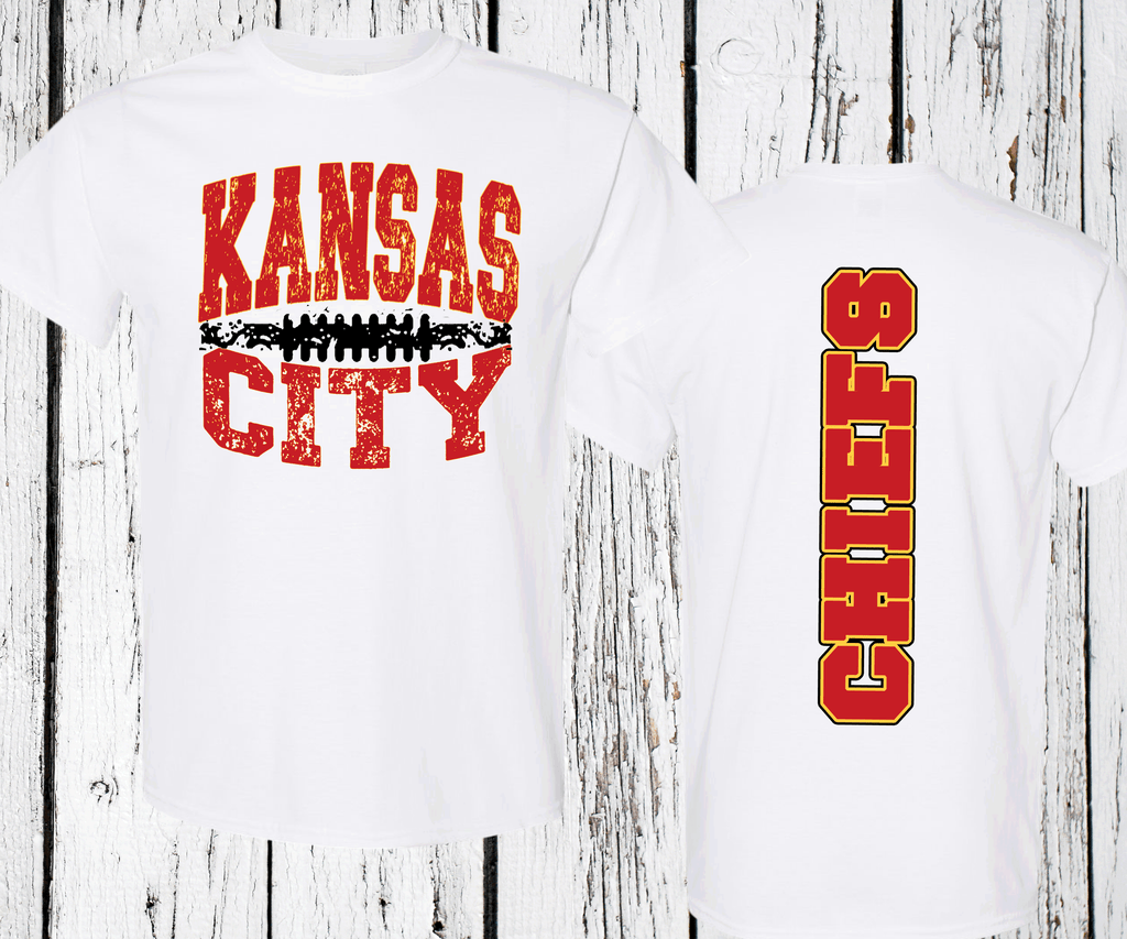 A Blessed Texas Mess Boutique Chiefs Kingdom, Vintage Kansas City Football Sweatshirt, T-shirt And Hoodie,… — main product shot