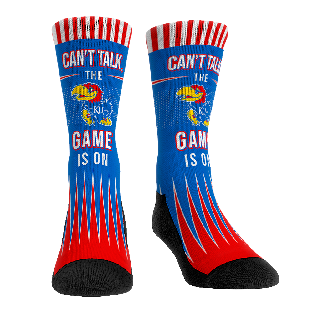 Rock 'Em Socks Rock 'Em Socks Kansas Jayhawks - Can't Talk — main product shot