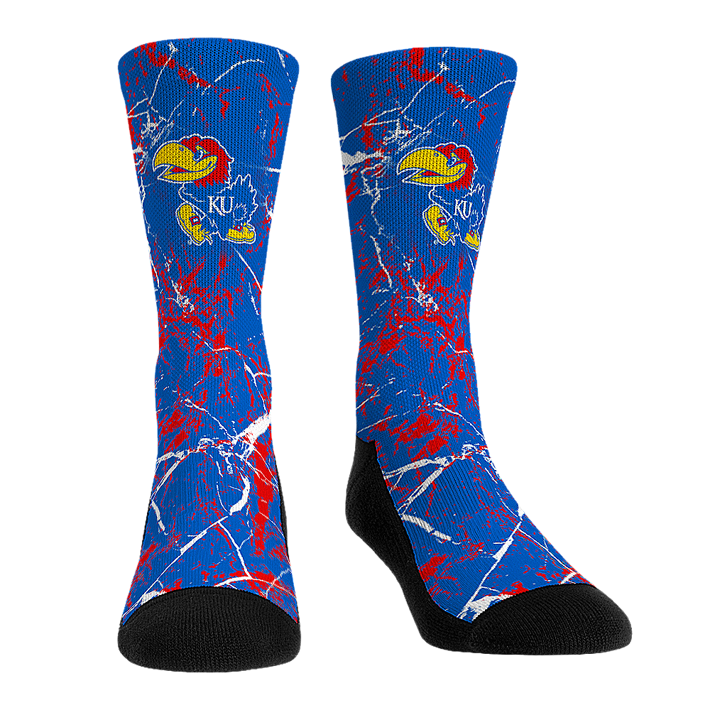 Rock 'Em Socks Rock 'Em Socks Kansas Jayhawks - Cracked Marble — main product shot