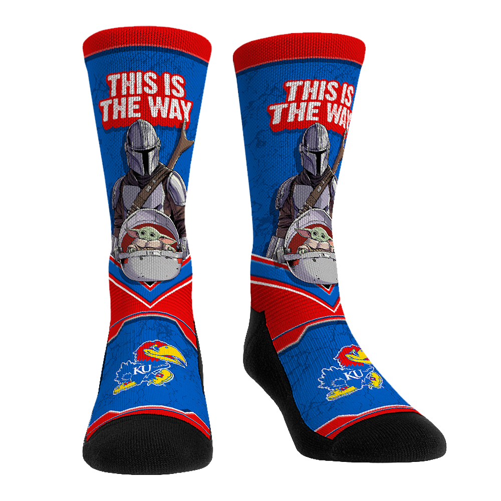 Rock 'Em Socks Rock 'Em Socks Kansas Jayhawks - Star Wars  - This Is The Way — main product shot