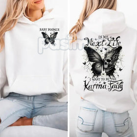 Karma Fairy Skull Butterfly Hoodie