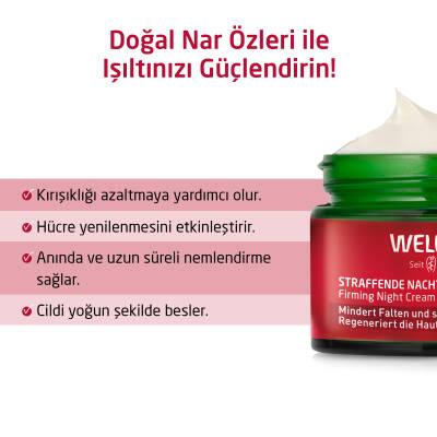 Weleda Organic Pomegranate Night Cream - Anti-Aging Moisturizer for Dry Skin, 1.35 fl oz