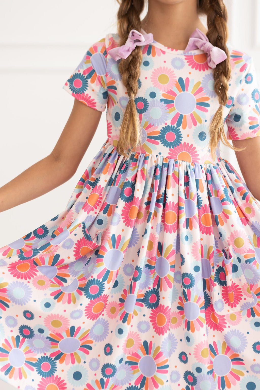 Mila & Rose ® Keep Growing S/S Pocket Twirl Dress — main product shot