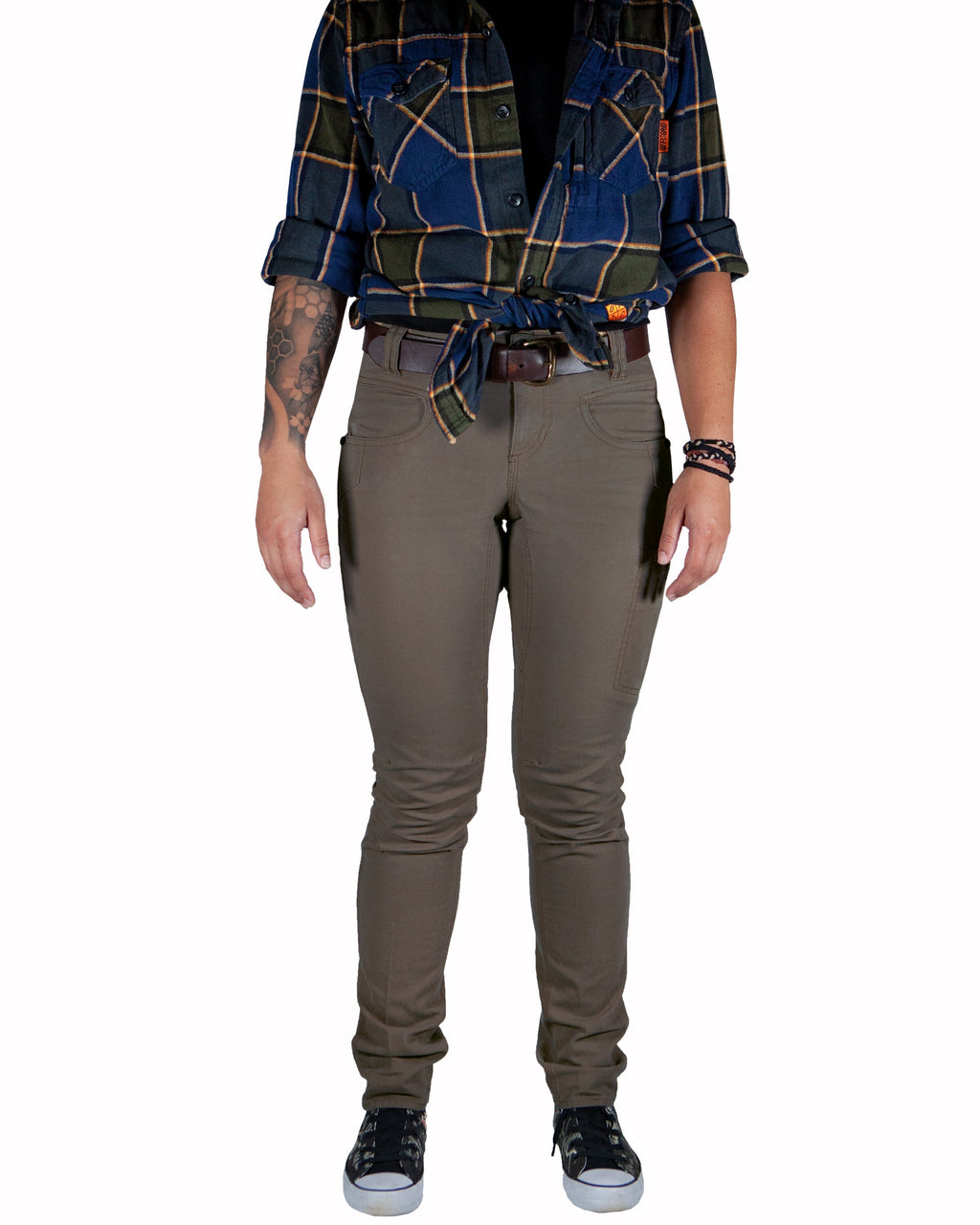 Off The Grid Surplus Kestral Women's Pant - Deadwood — detail close-up
