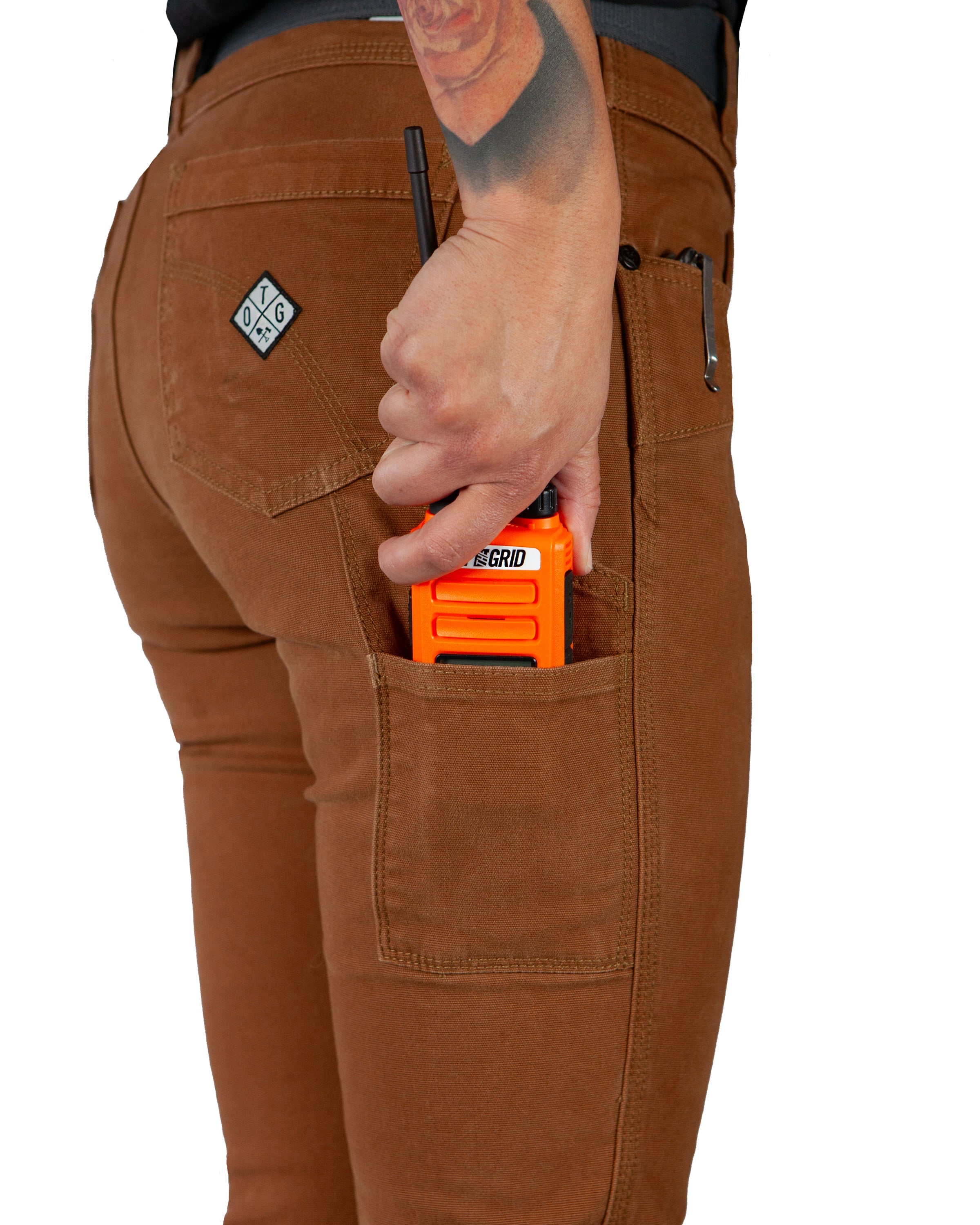 Off The Grid Surplus Kestral Women's Pant - TOB — in-use photo