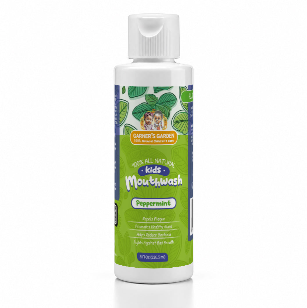 Kid's Natural Mouthwash | H2O2 | Antibacterial Fluoride-Free by Garner's Garden