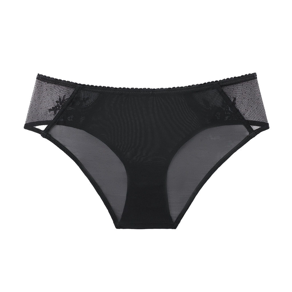 Amour d'Agnette Kim Stretch Lace & Mesh Hipster Brief — brief product shot front