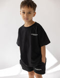 Elevated Faith Kingdom Club Black Kids Tee — main product shot