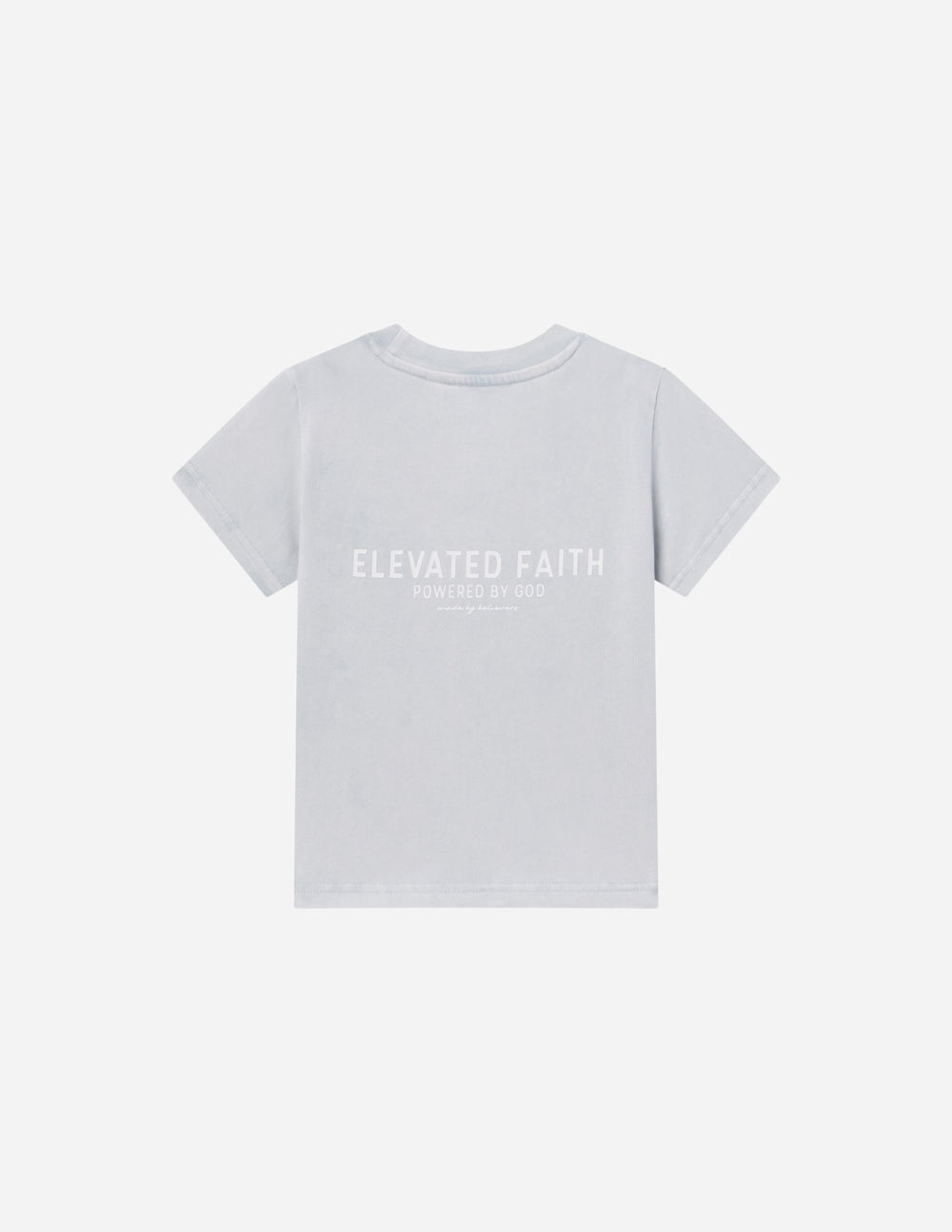 Elevated Faith Kingdom Club Blue Kids Tee — alternative angle