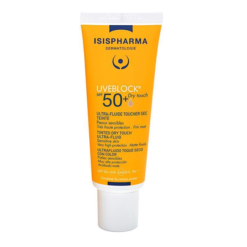 Isis Pharma Tinted Sunscreen SPF 50+ - Non-Greasy, Moisturizing, Even Tone for Oily Skin