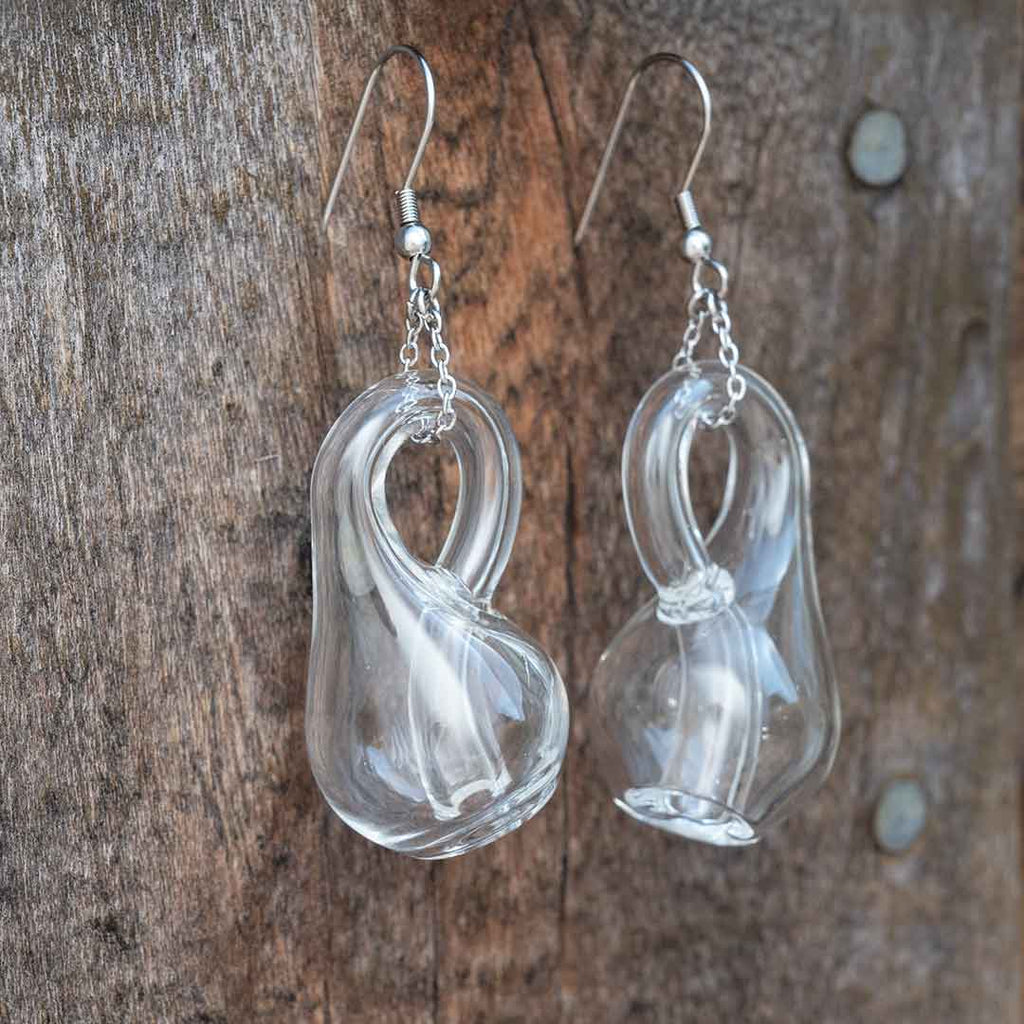 Princess Awesome & Boy Wonder Klein Bottle Earrings — jewelry category context