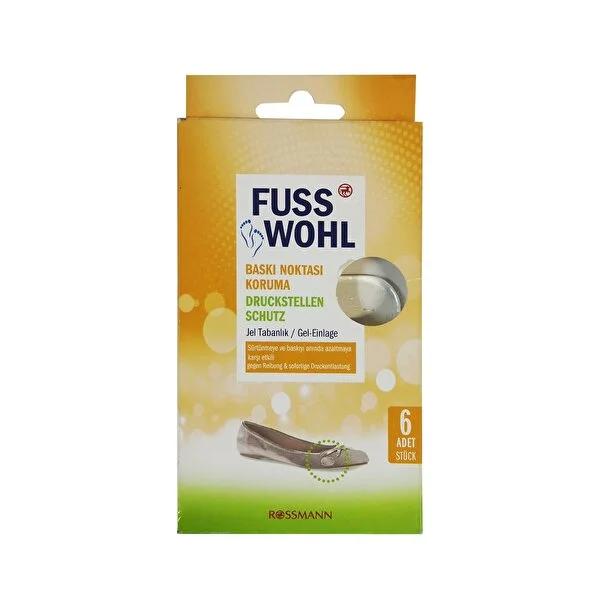 Fusswohl Pressure Protection Pad - Ultra-Thin Gel Foot Care for Friction Relief and Comfort