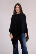 KADOU BOUTIQUE Knitted Poncho — back view