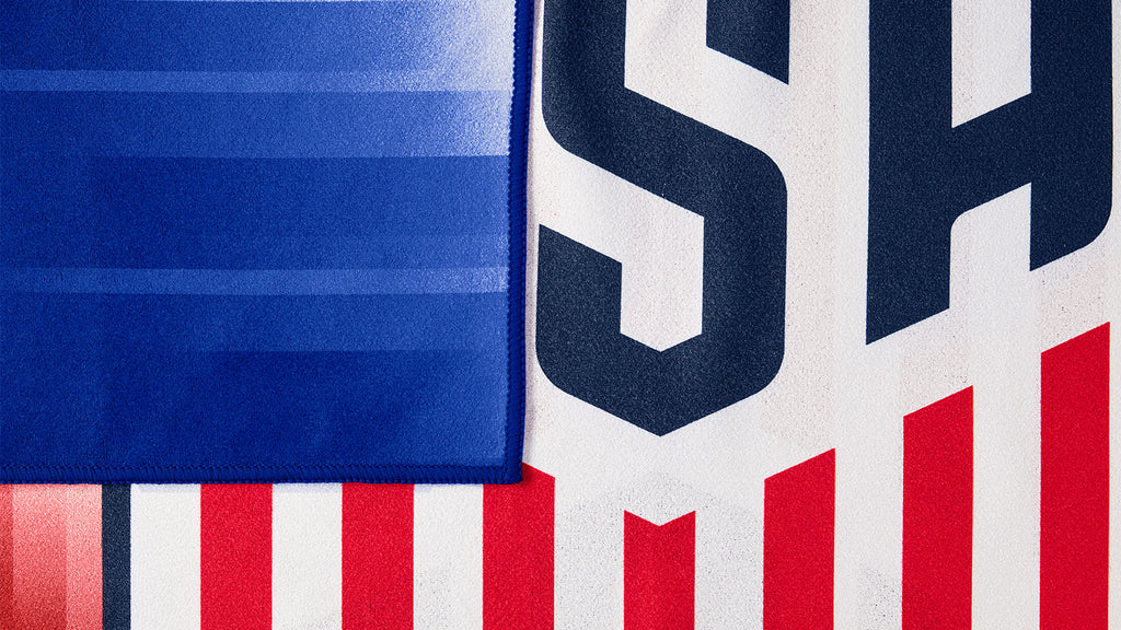 Goal Five U.S. Soccer 2024 Knockaround Adventure Towels — lifestyle context