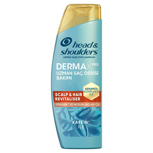 Head & Shoulders DermaXPro Anti-Dandruff & Hair Loss Shampoo: Revitalize Scalp with Caffeine & Ceramide for Thicker, Healthier Hair