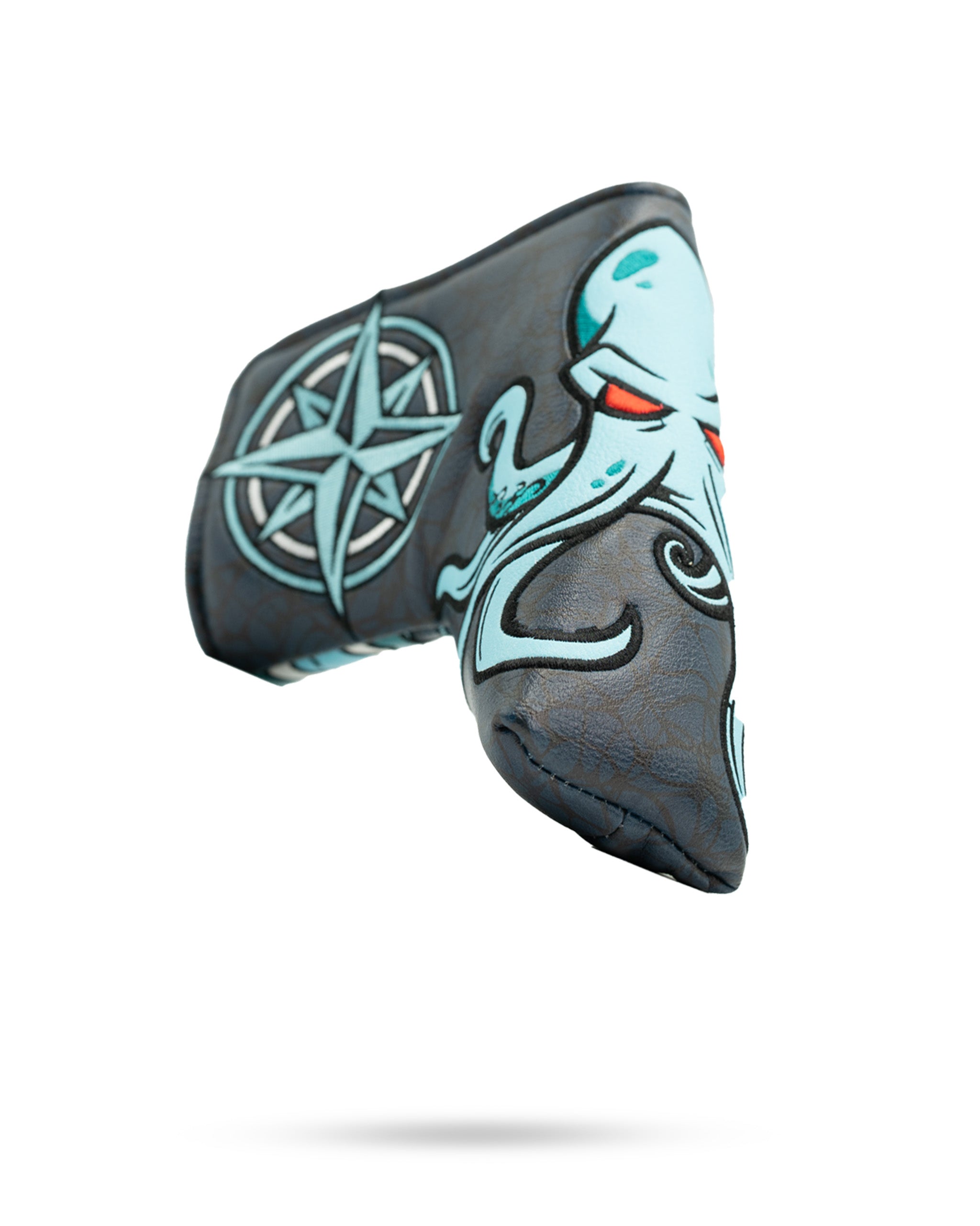 Pins and Aces Kraken - Blade Putter Cover — side view