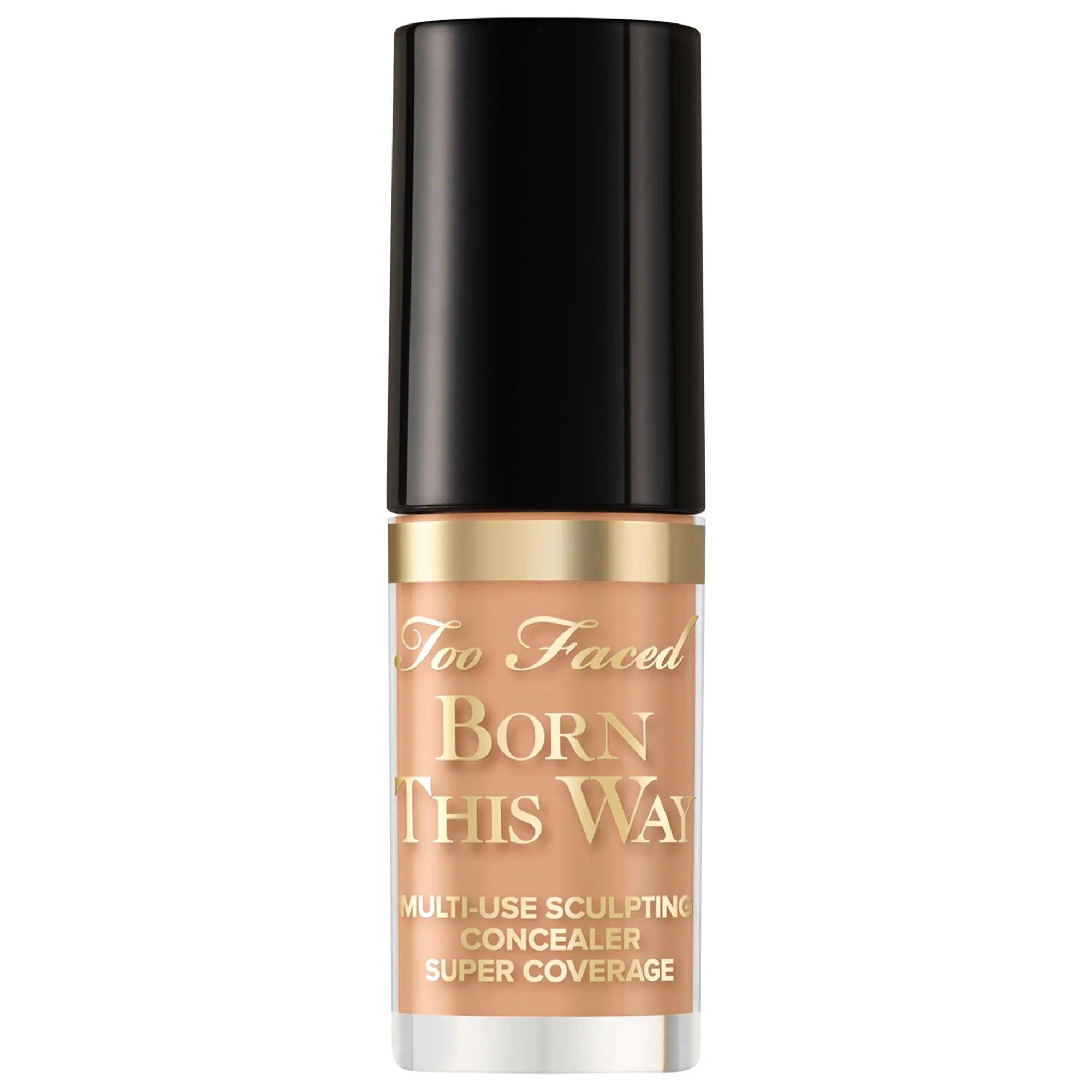 Born This Way: Super Coverage Multi-Use Hydrating Concealer with Hyaluronic Acid - Full Coverage, Natural Finish, Vegan & Cruelty-Free