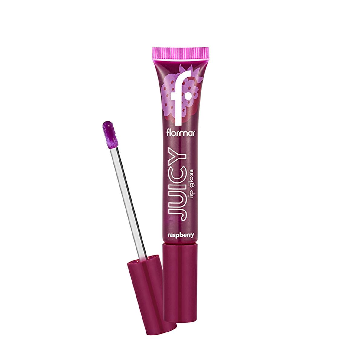 Flormar Juicy Lip Gloss - Moisturizing, Natural Color, Fruit Flavored - Lip Care for Dry Lips
