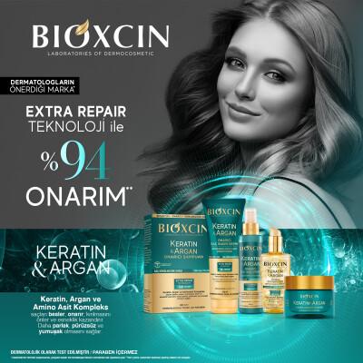 Bioxcin Keratin Argan Repair Shampoo - Nourishing and Repairing Damaged Hair with Keratin, Argan Oil, and Vitamins
