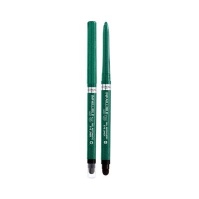 Loreal Paris Infaillable Automatic Eyeliner - Emerald Green, Long-Lasting & Smudge-Proof