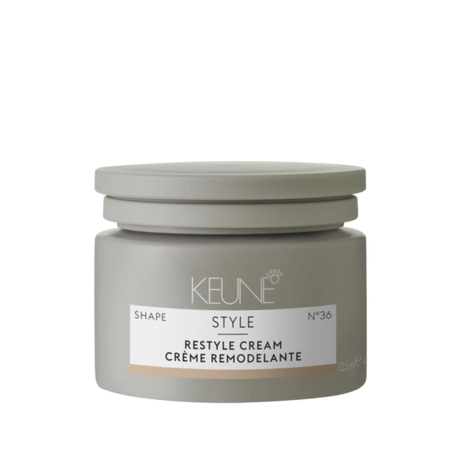 Keune Style Restyle Cream - Flexible Hold & Reworkable Hair Shaping Cream for Men & Women - 125ml