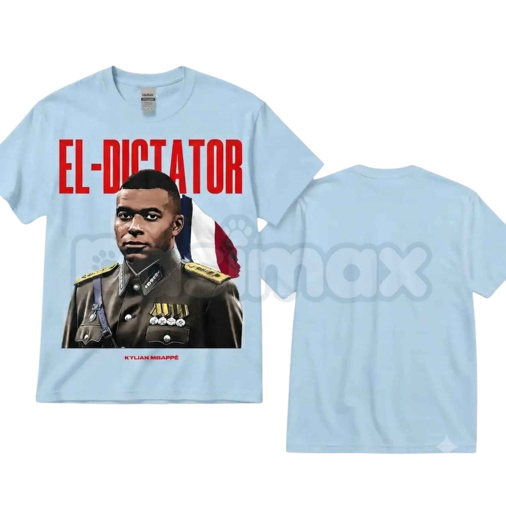 Kylian Graphic T-Shirt – France Soccer Streetwear Tee, Vintage El Dictador Football Unisex Graphic Shirt